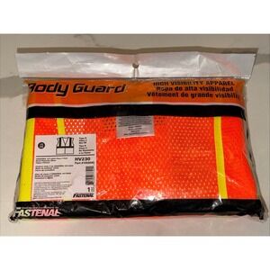 Body Guard HV230 Safety Vest L/XL ANSI Class 2 Type R Orange Fastenal New